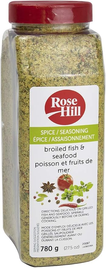 ÉPICES ASSAISONNEMENT POISSON GRILLÉ ET FRUITS DE MER, ROSE HILL, 780 G