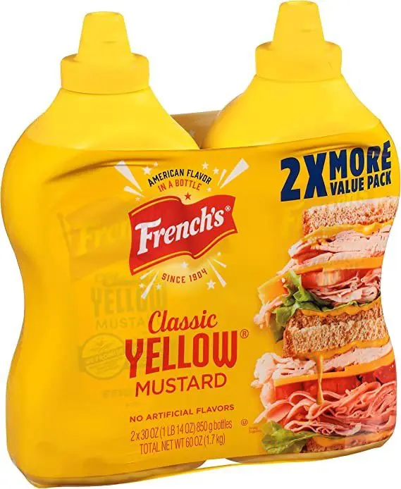 French’s Yellow Moutarde, 2 x 830 mL