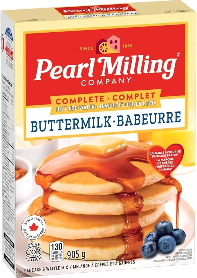 Pearl Milling Company Mélange complet pour crêpes et gaufres au babeurre 905 g