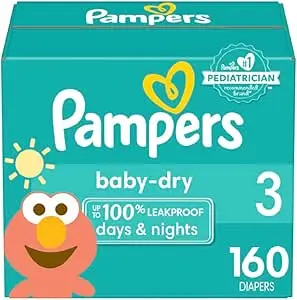 Couche Pampers Swaddlers, Super Econo Taille 3 (160 unités)