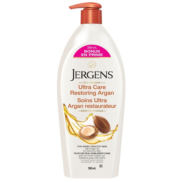 Jergens Ultra Care Restoring Argan Oil-Infused Moisturizer 950 ML