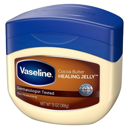 VASELINE  BEURRE DE CACAO, RICH HYDRATANT,CICATRISANTE POUR PEAU SÈCHE , 368G