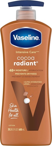 VASELINE COCOA RADIANT LOTION INTENSIVE CARE, 600 ML