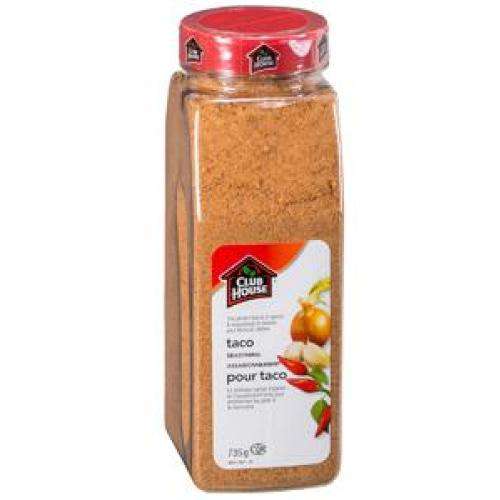 ÉPICE ASSAISONNEMENT TACOS CLUB HOUSE 735G