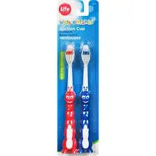Brosse à dent à ventouses kids lot de 2