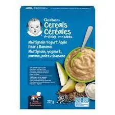 Céréales Bébé multigrain,yogourt et blevet, 227g