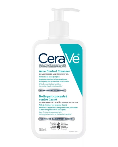 CERAVE ACNE CONTROL CLEANSER 355ML