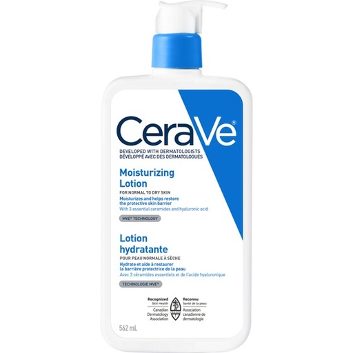 CERAVE LOTION DAILY MOISTURIZING HYDRATANTE PEAU NORMAL A SÉCHE 562ML