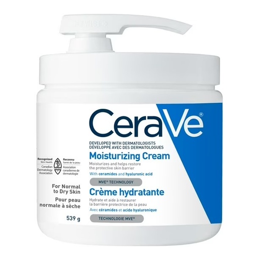 CERAVE MOISTURIZING CRÉME  HYDRATANTE PEAU NORMAL A SÉCHE 539G
