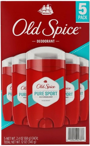 DEODORANT OLD SPICENPURE SPORT PACK DE 5