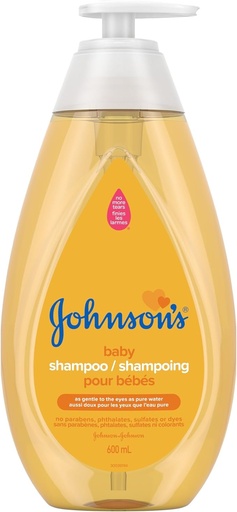 JOHNSON'S BABY SHAMPOOING, DOUX, 600 ML