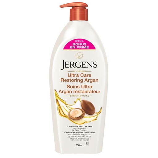 Jergens Ultra Care Restoring Argan Oil-Infused Moisturizer 950 ML