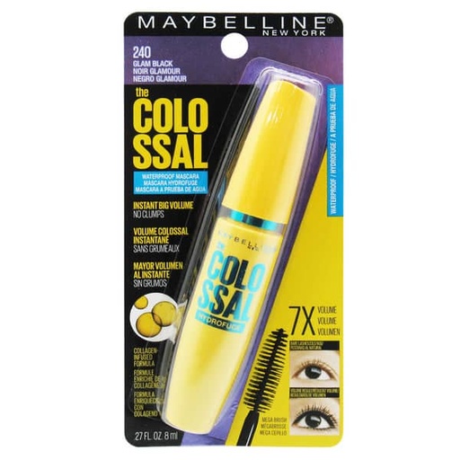 MASCARA THE COL SSAL 240 NOIR GLAMOUR